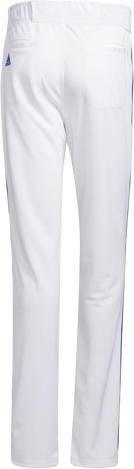 adidas Icon Pro Mens Baseball Pants with Piping XL White-Royal Blue