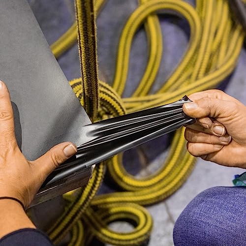 GRIP Eventbasics PVC Klebeband schwarz, 50 mm x 33 m, selbstklebendes PVC Band GT 802, matt, extrem elastisch und dehnbar, hoch reißfest, wasserfest