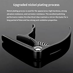 Capodastre pour guitare uktunu chef Guitare Parfait Quick Capo Pour Guitare Facile à utiliser adapté pour guitare… - Les Beatles, Paul McCartney, John Lennon, RIngo Starr, George Harrison Capodastre pour guitare uktunu chef Guitare Parfait Quick Capo Pour Guitare Facile à utiliser adapté pour guitare… – Image 6