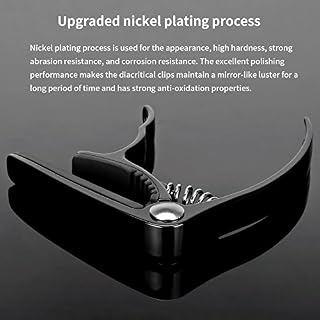 Capodastre pour guitare uktunu chef Guitare Parfait Quick Capo Pour Guitare Facile à utiliser adapté pour guitare… - Les Beatles, Paul McCartney, John Lennon, RIngo Starr, George Harrison Capodastre pour guitare uktunu chef Guitare Parfait Quick Capo Pour Guitare Facile à utiliser adapté pour guitare… – Image 6
