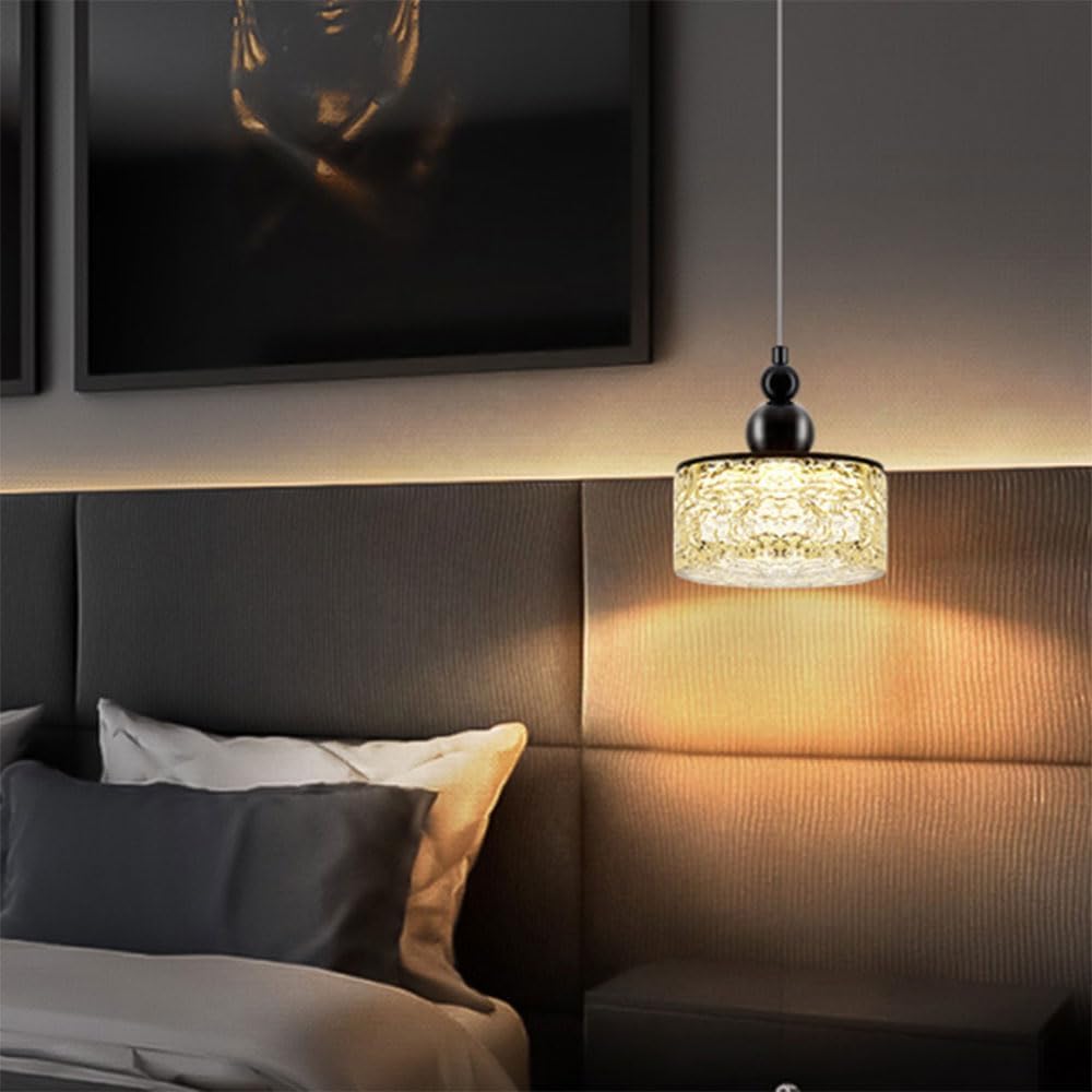 Lampe suspendue cristal acrylique LED pour éliminer les zones d'ombre de l'îlot