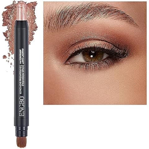 HAORQEE Glitter Gold Eyeshadow Stick Cover