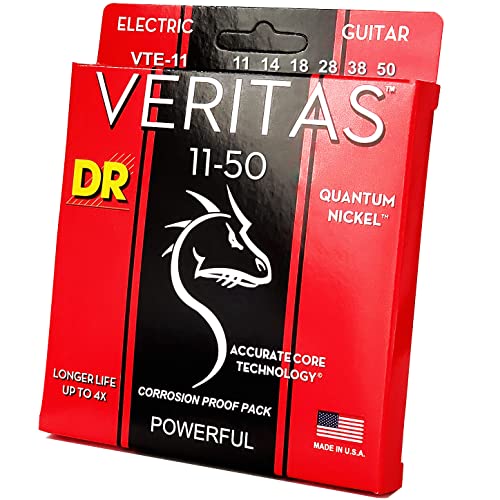 DR String VTE-11 Veritas Jeu de cordes pour guitare electrique - Les Beatles, Paul McCartney, John Lennon, RIngo Starr, George Harrison DR String VTE-11 Veritas Jeu de cordes pour guitare electrique – Image 3