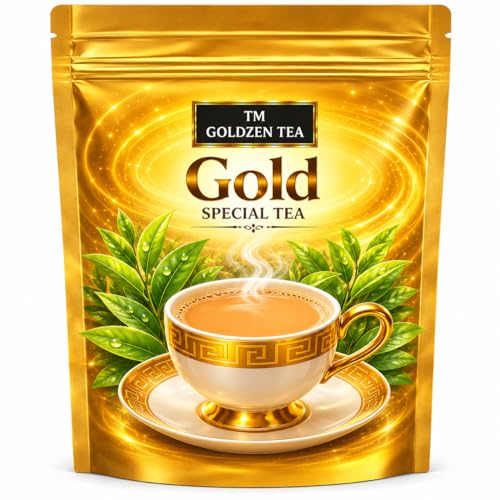 Image of GOLDZENTEA Special Gold Tea | Premium Assam Blend | Strong Kadak Chai | Rich Aroma & Full Flavor | Chai Patti | 1kg