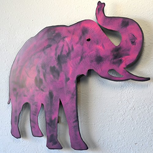 Metal elephant - Wall hanging elephant - 24