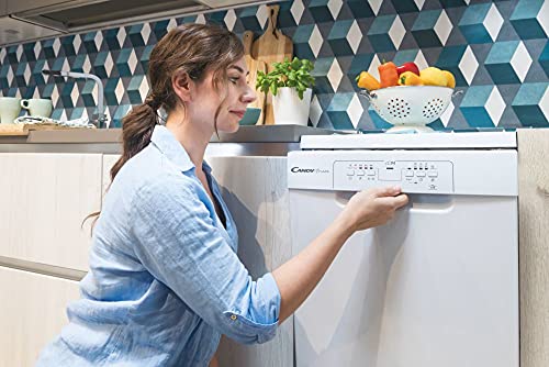 Candy-Brava-CDPH-2L949W-Lavavajillas-45CM-9-Servicios-Digital-5-Ciclos-Funcion-Express-49DB-Indicador-Sal-y-Abrillantador-Altura-Cesto-Superior-Ajustable-Inicio-Diferido-Clase-E-Blanco