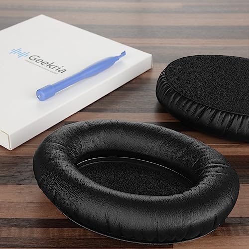 Almohadillas de repuesto Geekria para auriculares Sennheiser HD525, HD535, HD545, HD565, HD580, HD600, HD650, HD660S, HD6XX, HD58X (Negro) miniatura 4