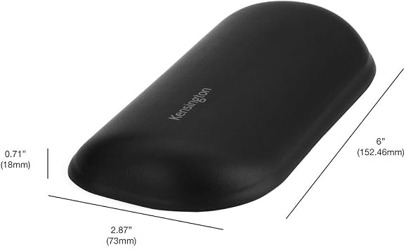 Kensington K52802WW ErgoSoft wrist support (for standard mice, compatible with laser and optical mouse (152 x 72.9 x 18 mm) black