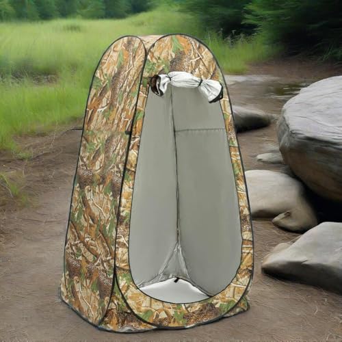 Pop-Up Duschzelt 190cm Toilettenzelt Camping Wurfzelt mit Sichtschutz für Outdoor Garten Dusche Tragbares WC-Zelt Umkleidekabine (Verkleidung)