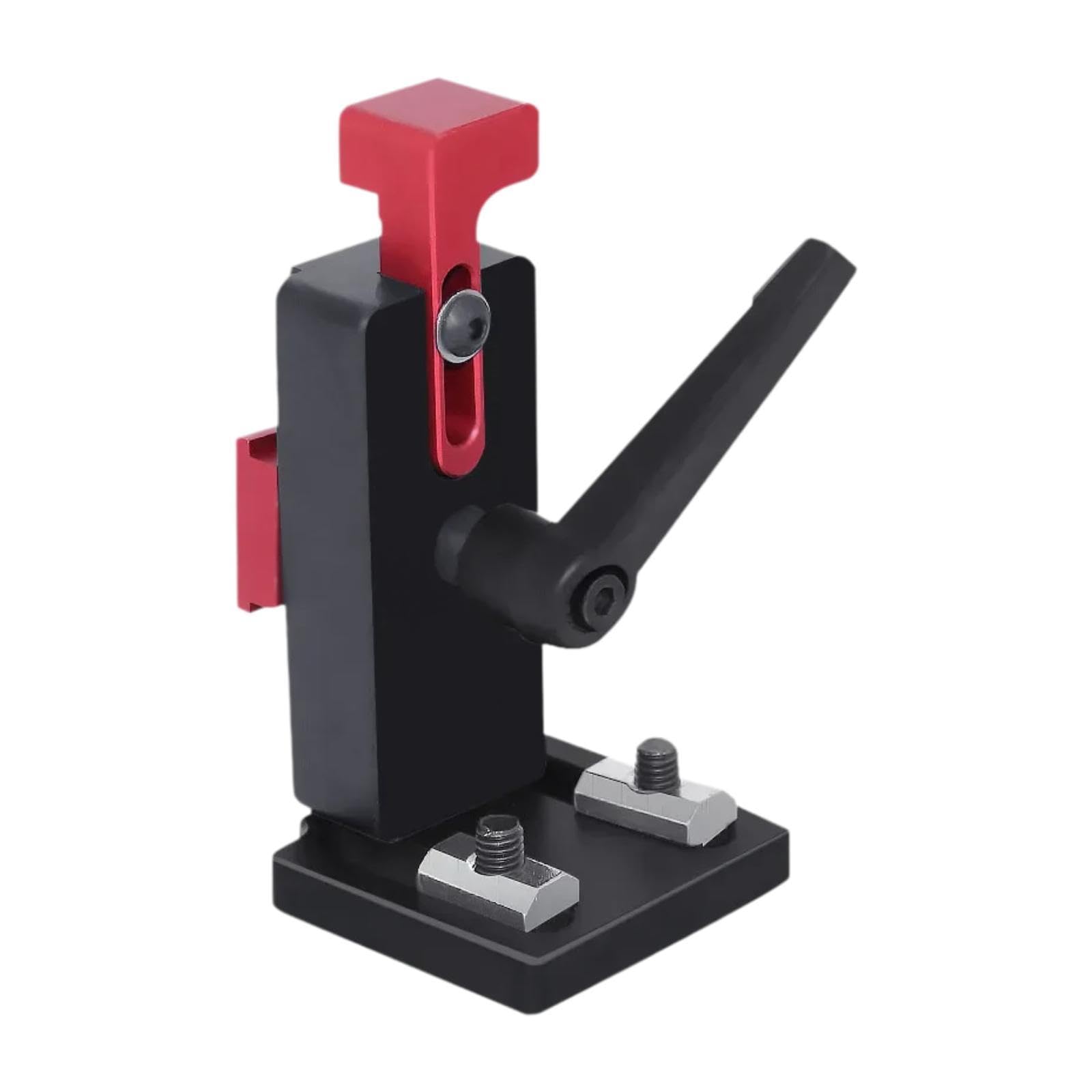 Casanexa Black Miter Track Stop, 45 Type T Slot Limiter For Diy Woodworking Tools, Aluminum Alloy Woodworking Jig