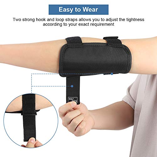 Yhg Golf Swing Training Aid, Straight Arm Golf Swing Elbow Trainer With Tik-Tok Sound Notifications For Golf Beginner To Correct Elbow Posture #TOP2