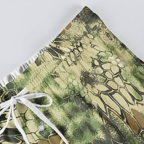 DuDubaby Baggy Sweatpants Men Men's Casual Beach Pants with Camo Print Drawstring Waist Loose Fit for Summer Vacation2