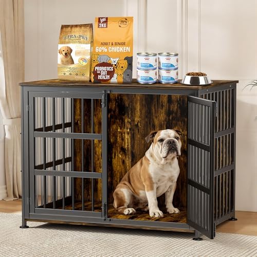 43 Inch Dog Crate Furniture — detail view