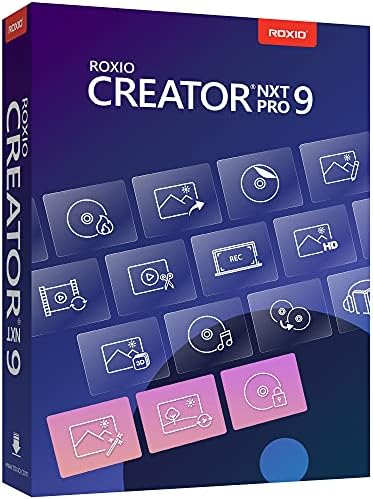 Roxio Creator NXT Pro 9 | Multimedia Suite + Photo Editor and CD/DVD Disc Burning Software [PC Disc]