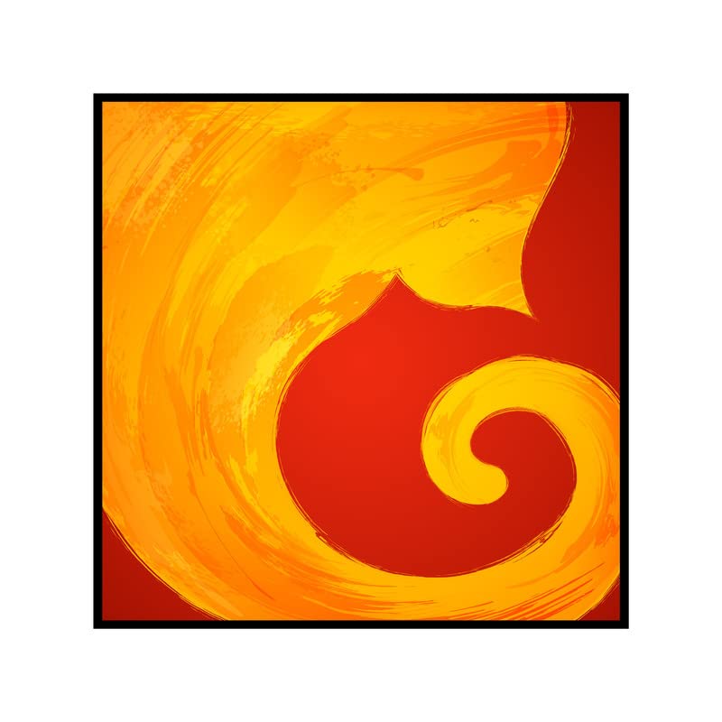 Psychedelic Collection Abstract Design Multicolor Wall Poster (PVC Vinyl 18x12)-PSY_POSTER106