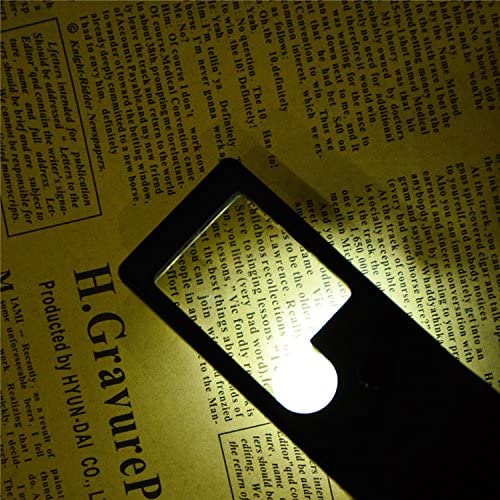 WorldCare® Sale 3X 10X 60X LED MagnifierHandheld Reading Magnifying Glass Lens Jewelry Loupe To-Better