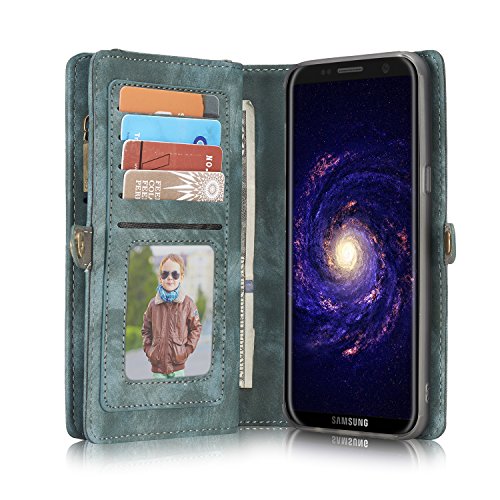 WiTa-Store Carcasa y Cartera para Samsung Galaxy S8 Monedero Cartera Funda Wallet