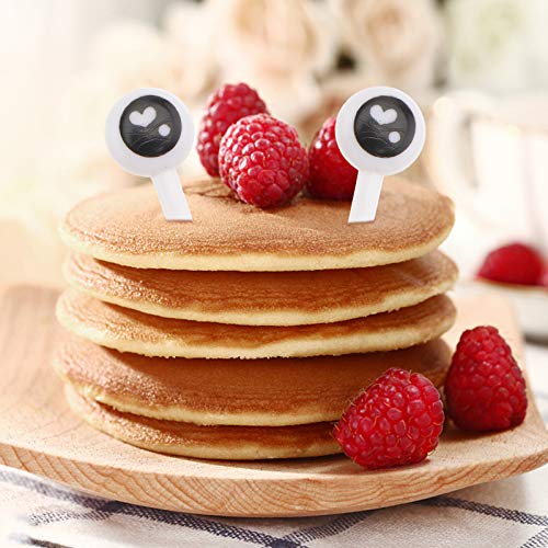 Bestonzon 50 Stuks Diverse Cartoon Eye Fruit Vork Voedsel Picks Dessert Fruit Picks voor bento Sandwich Starters - Image 5