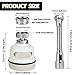 Sink Faucet Sprayer Attachment, Movable Kitchen Tap Head 360° Rotatable, Anti-Splash Sink Sprayer Facuet Nozzle Head, Water Saving Faucet Aerator Tap Booster, 3 Modes Adjustable Kitchen Faucet Head