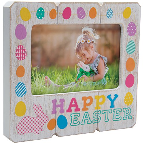 Neil Enterprises, Inc. Happy Easter Wood Picture Frame #TOP1