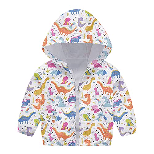 Boys Down Jacket Coat Hooded Kids Autumn Girls Toddler Boys Zipper Baby Print Jacket Windproof Kids Jean Jacket Boys