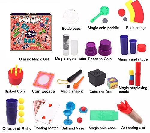 Image of Magicwand Jumbo Box of 75 Magic Tricks Indoor Game for Kids & Adults【3 Yrs & Up】【Pack of 1 Game】【Multi-Colored】