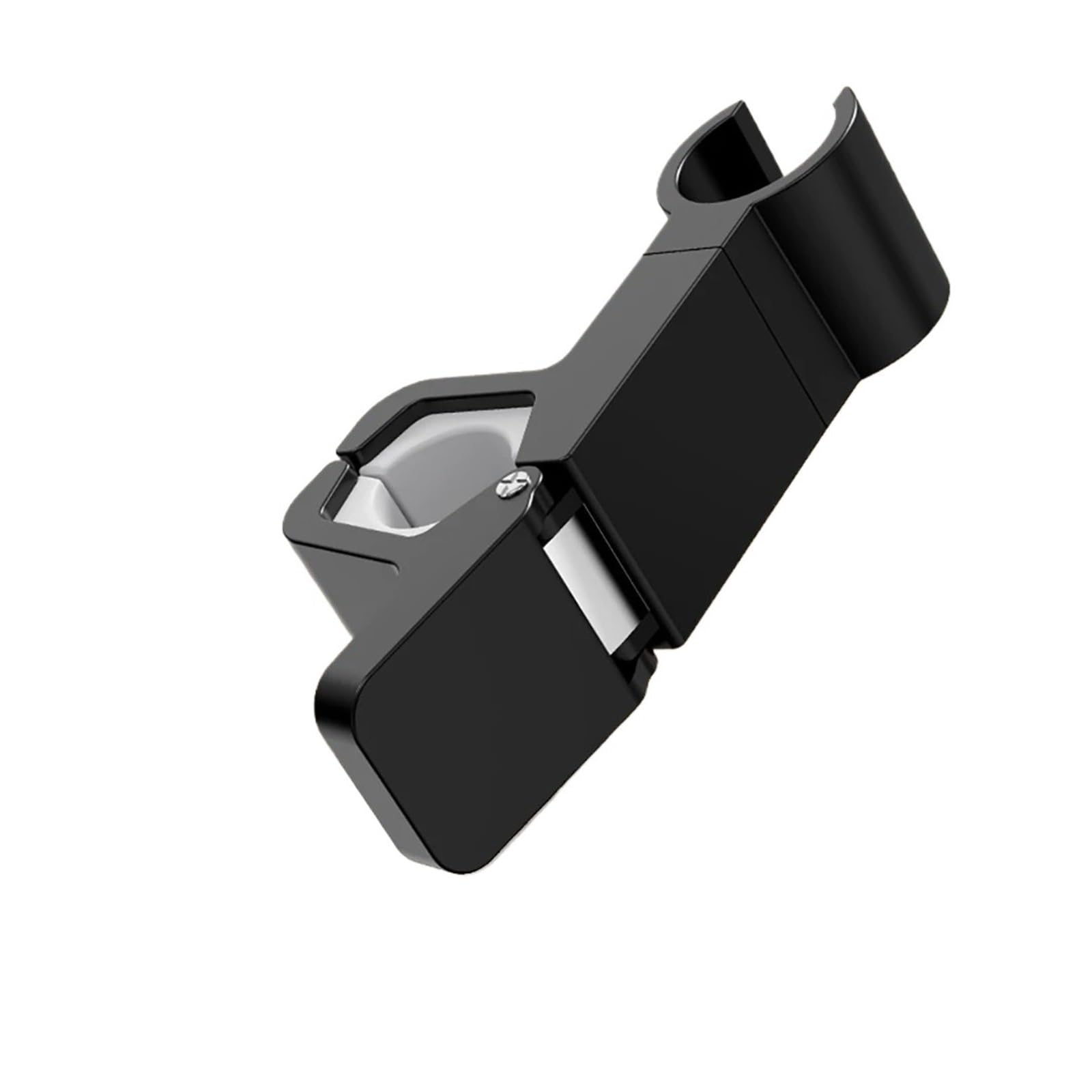 Xfhtycj Black 1Pcs Rotatable Slide Bar Shower Holder(Black)