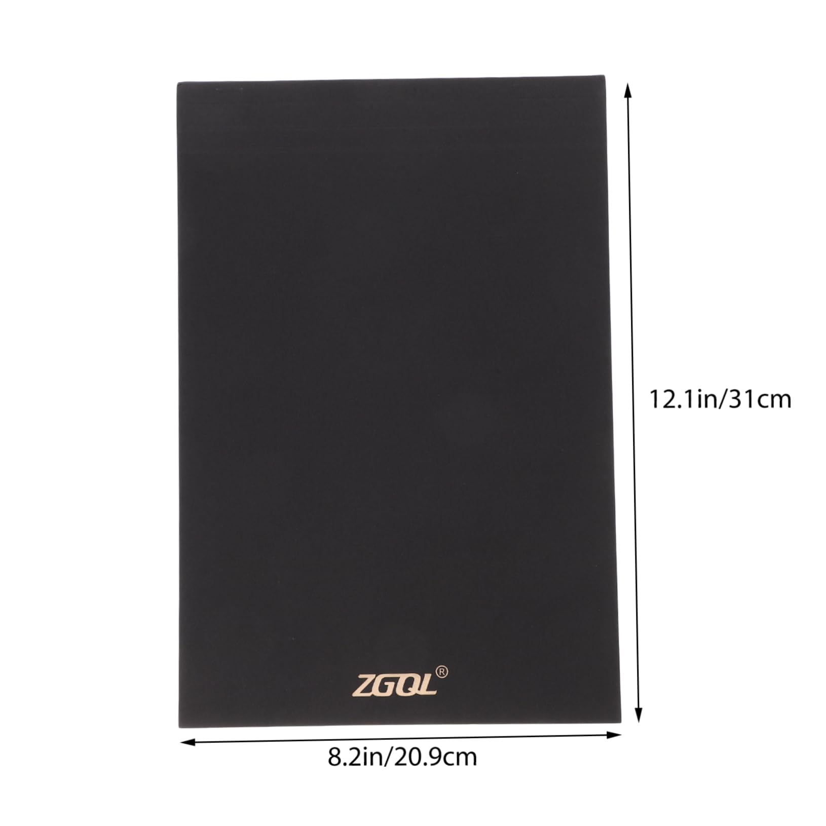 Sewroro Bloc de Papier Quadrillé Mathématique Noir, Feuilles Millimétrées pour Dessin