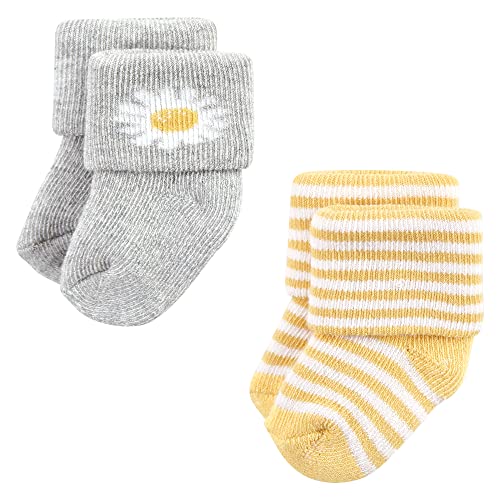 Image of Hudson Baby Baby 8-pack Cotton Rich Newborn and Terry Socks