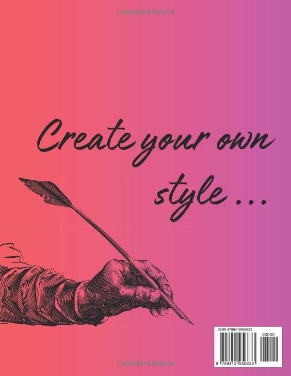 Miniatura 2 de Calligraphy Workbook Practice Paper Caligraphy Notebook for Beginners Daily Easy Creative Handwriting Cursive Art Pages with Simple Worksheets