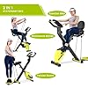 pooboo-Exercise-Bike-Indoor-Cycling-Bike-Magnetic-Stationary-Bike-3-in-1-Flodable-Exercise-Bike-with-Arm-Resistance-Bands-and-Twist-Board-for-Cardio-Fitness-Bikes pooboo Foldable Exercise Bike Indoor Cycling Bike Magnetic Stationary Bikes 3 in 1 Indoor Bike with LCD Display for Home Cardio Bikes