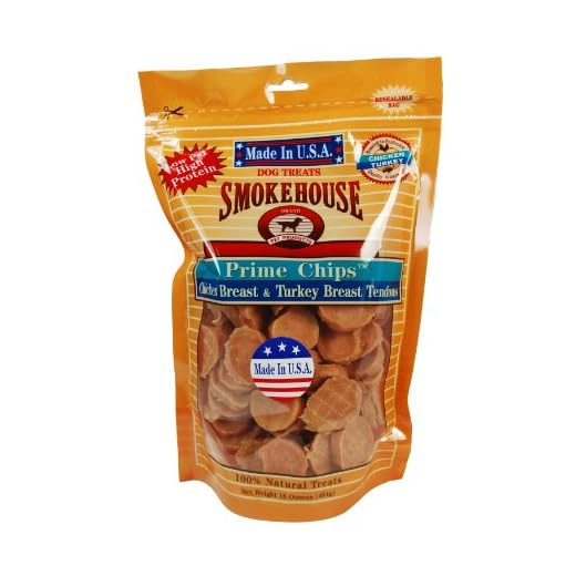 Smokehouse 100-Percent Natural Prime Chips Dog Treats