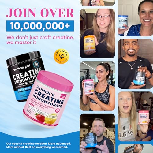 Venture Pal Micronized Creatine Monohydrate Powder, Unflavored, ~75–80 Servings — view 9