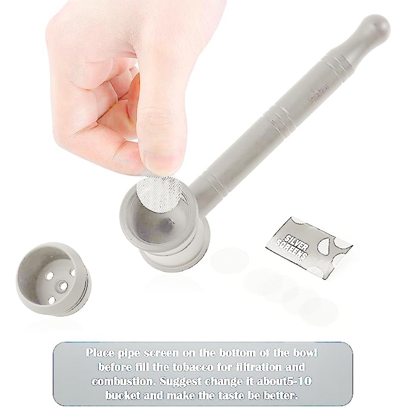 2 Pièces Mini Pipe, Petite Pipe Portable, Noir Pipe En