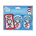 Dr. Seuss for Pets The Cat in The Hat 3 Piece Cat Toys with Catnip Inside | Cat Canvas Toys from Dr. Seuss Collection | Cat Chew Toys with Cat in The Hat and Thing 1 and Thing 2 (FF15481)