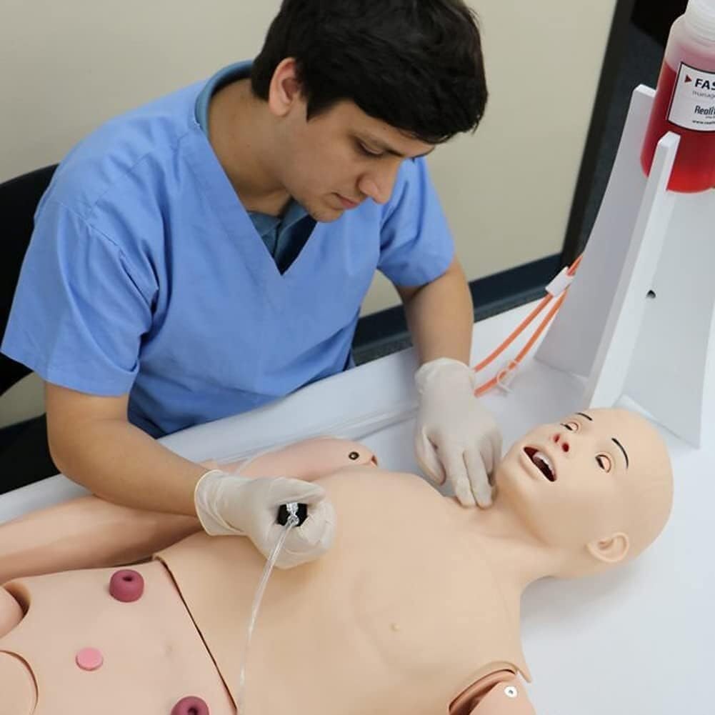 DARZYS Patient Care Medical Manikin, 170 cm, Nursing Training Human Mannequin, Ideal for Medical Education, Students & Teaching