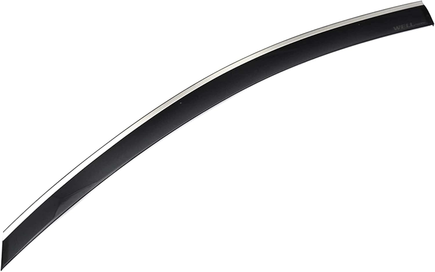 WellVisors Window Visors Wind Deflectors Compatible with Toyota Sienna 2021-2026 Chrome Trim Rain Guards 3-847TY064