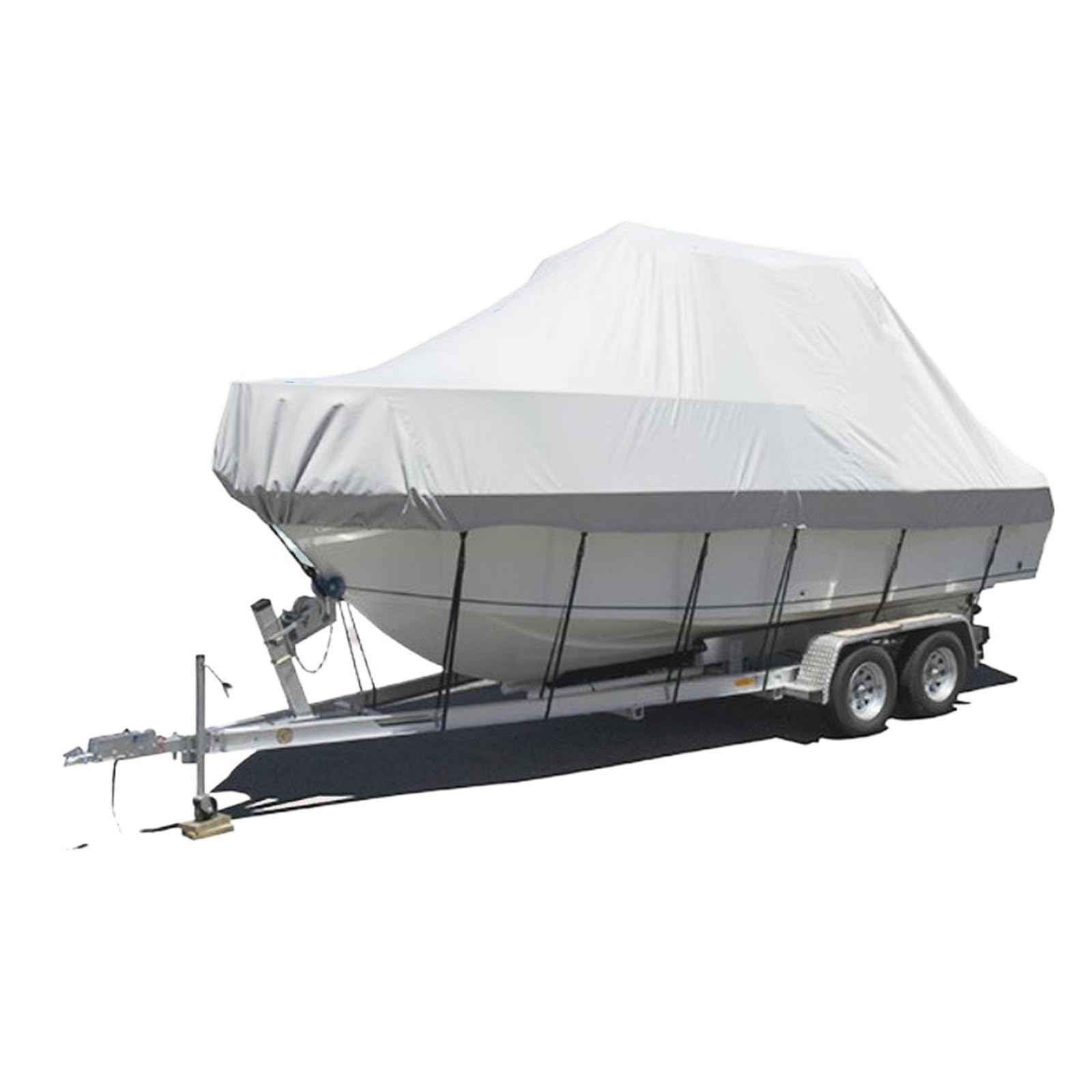 Telo Copri Barca Copertura for Barche Jumbo rimorchiabile Resistente di Progettazione di Yacht for Barche Marine da 6,7 ​​m 22 Piedi 600D(6.1x2.64x1.35m)