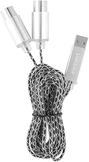 ERINGOGO Midi to USB Cable Electronic Organ Music Editing Line Electronic Drum Midi Cable Computer Keyboards USB Adapters Keypad for Laptop Computer Adapter USB Piano Keyboard Midi Via USB