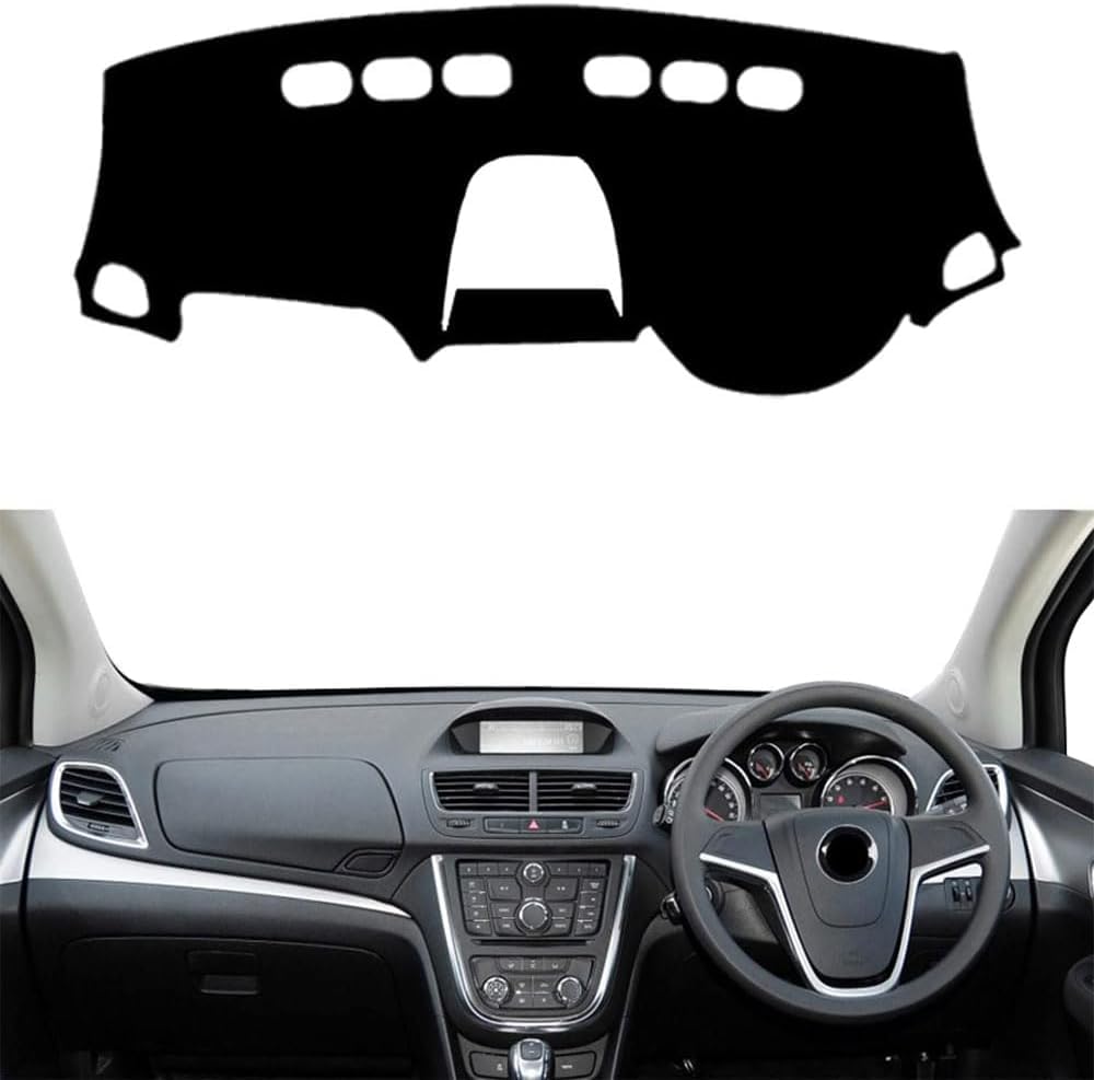 ZhangXD Car Dashboard Cover for Buick Encore 2013-2015, Non-Slip Dash Board Sun Shield Protector Anti-Glare Anti Dust Interior Accessories