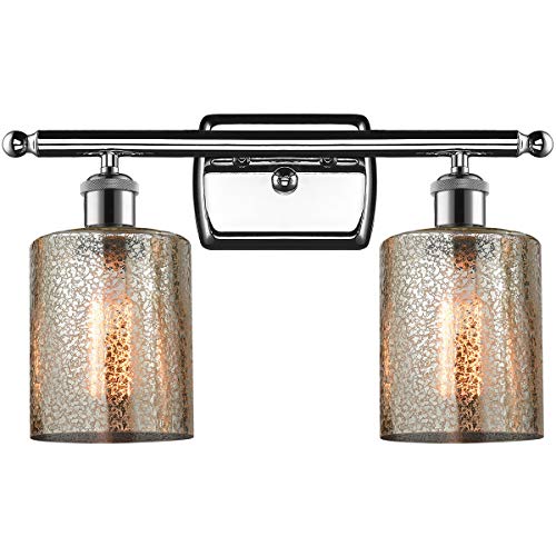 Innovations 516-2W-PC-G116-LED 2 Light Vintage Dimmable LED Bathroom Fixture, Polished Chrome
