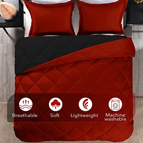 Downluxe DL18PCS01RBK King Size Comforter Set thumb #4