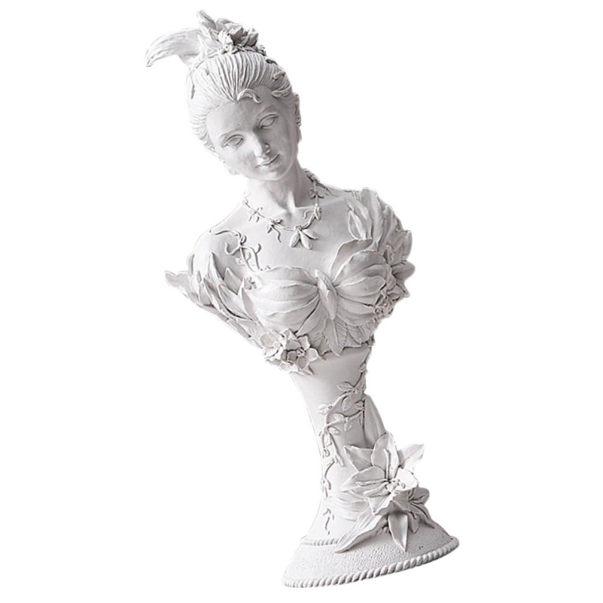 Dekorative Weibliche Harzfigur aus Kunstharz Nicht Verformbar Stabile Platzierung Elegante Heimdekoration und Einweihungsgeschenk für Frauen