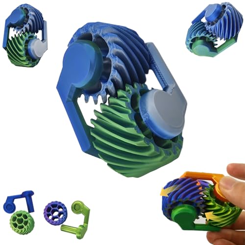 3D Printed Fidget Spinner Toys for Stress Relief & Anxiety