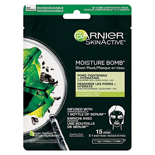 Garnier Masque peel-off charbon et algue noire 32mL