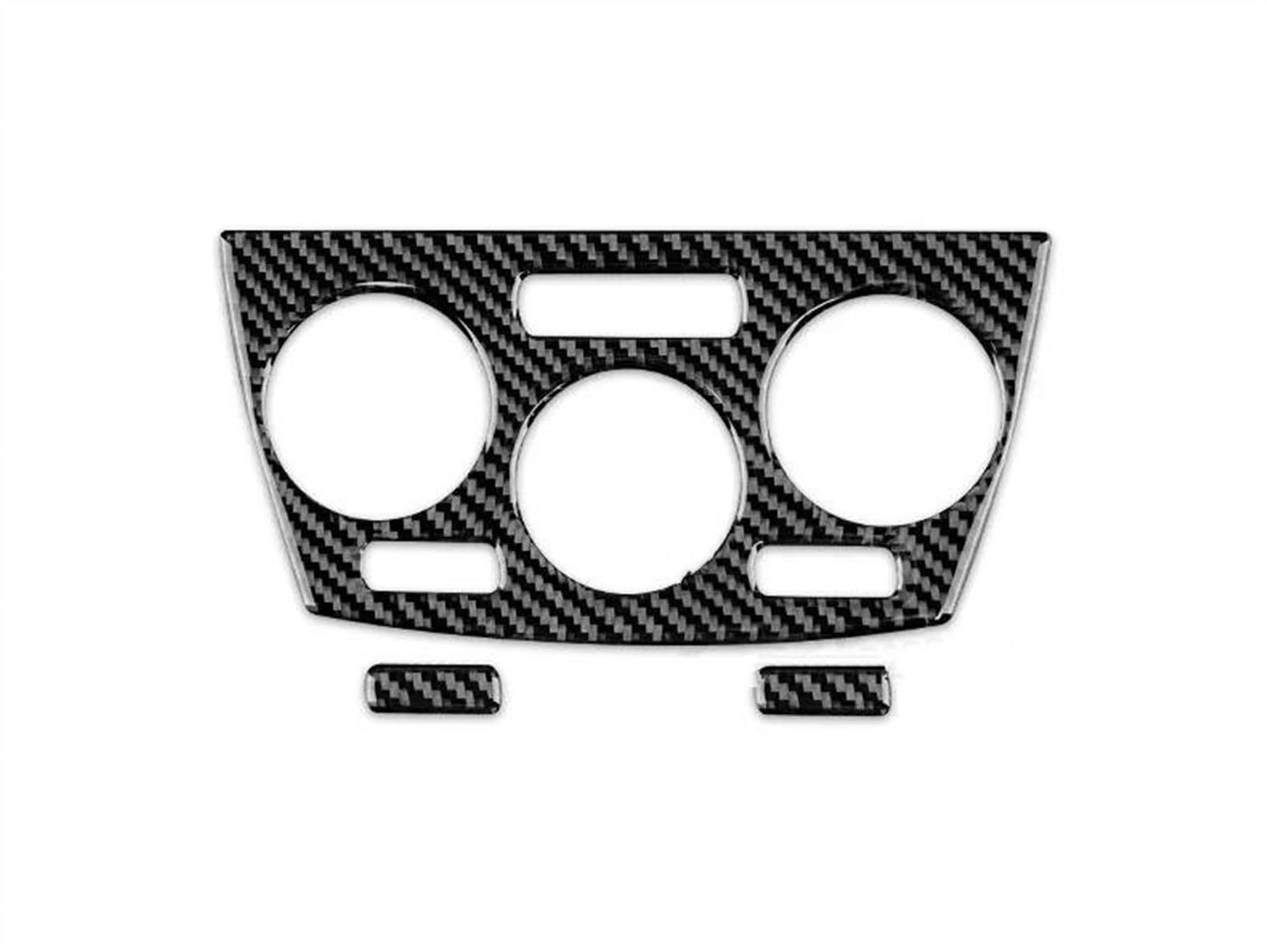 Car Decoration Interior Accessories Air Conditioning Climate Control Trim Sticker for Subaru for Impreza 2009-2011 Anti-dust(Black)