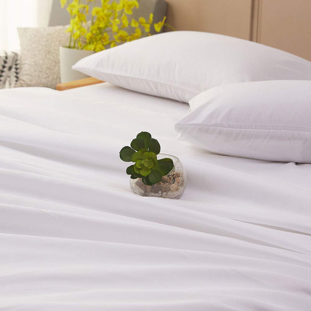 Parure De Draps Microfibre 1800 Fils - Literie Luxe Qualité Égyptienne - Couleur Sauge