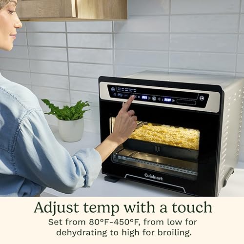 Cuisinart 15-in-1 Extra-Large Digital Air Fryer Oven with 9"x13" 2-in-1 Pan, Air Fry 4 Lbs of Wings, Cook a 13 Lb Turkey or 5+ Lb Chicken, Toast 9 Slices of Bread, and Bake a 13" Pizza, TOA-112 - Image 8
