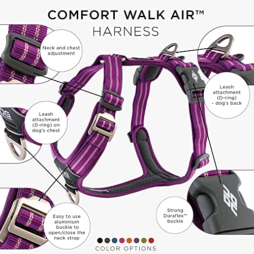 DOG Copenhagen Hundegeschirr - Comfort Walk Air Version 2 - Brustgeschirre für Hunde, Purple Passion, XS