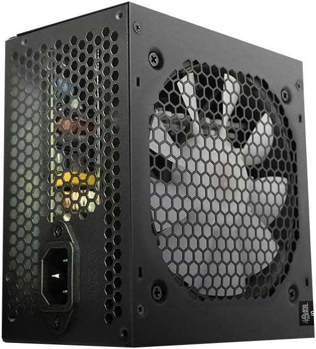 Aigo Warrior AK500 500W Power Supply, 12 CM Hydraulic Bearing Fan | Intel & AMD, Supports-ATX, Built-In PFC, ATX 24 PIN 12V, 220-240 Input Voltage